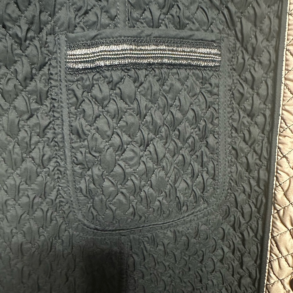 Landi Fancy Reversible Quilted Rose Leopard Jacket - Picture 9 of 9